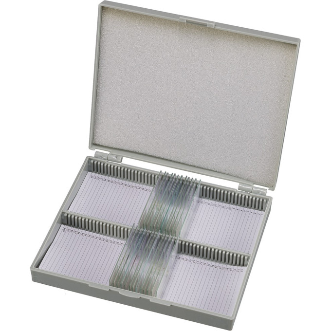 Набор микропрепаратов BRESSER 25 шт., в кейсе 74560